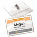 Avery&reg; Garment Friendly Clip Style Name Badge Kitfor Laser and Inkjet Printers - 74461-NVXC