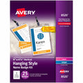 Avery&reg; Vertical Name Badges with Tickets Kit for Laser and Inkjet Printers, 4-1/4" x 6"