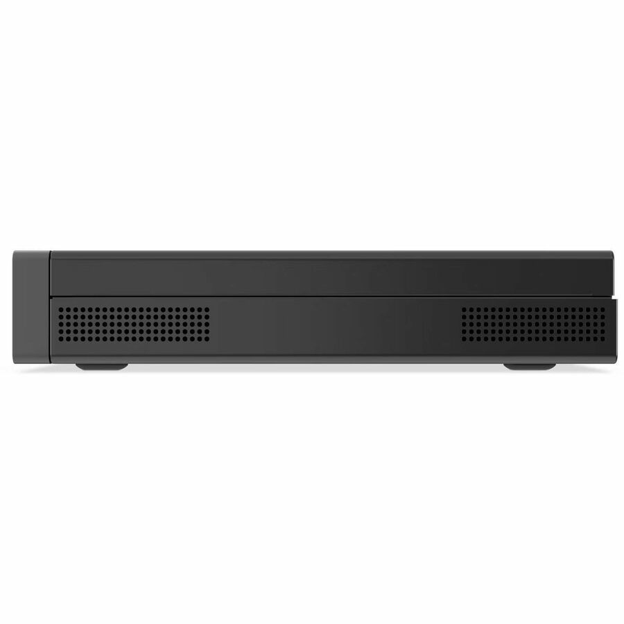 Left Image for Lenovo ThinkCentre neo 50q QC 13C8000YUS Desktop Computer - Qualcomm Snapdragon X X1-26-100 - 16 GB - 256 GB SSD - Tiny - Eclipse Black