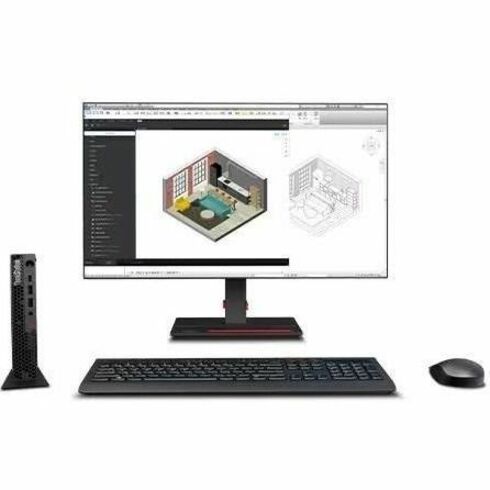 Alternate-Image6 Image for Lenovo ThinkStation P3 Gen 2 30K5001SUS Workstation - 1 x Intel Core Ultra 7 265 - vPro Technology - 32 GB - 1 TB SSD - Tiny - Black