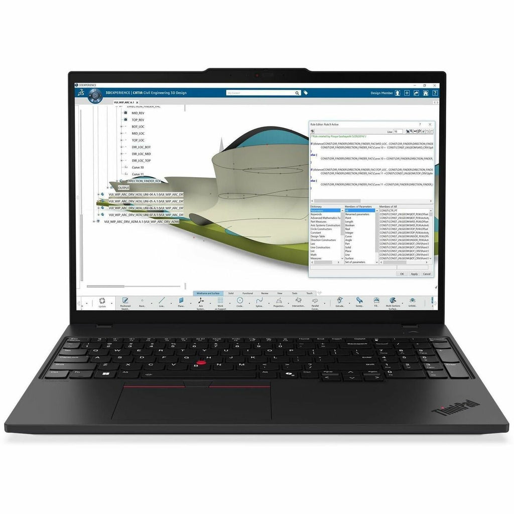 Main Image for Lenovo ThinkPad P16s Gen 4 21QR001DUS 16" Touchscreen Copilot+ PC Notebook - WQUXGA - AMD Ryzen AI 7 PRO 350 - 64 GB - 1 TB SSD - English Keyboard - Black