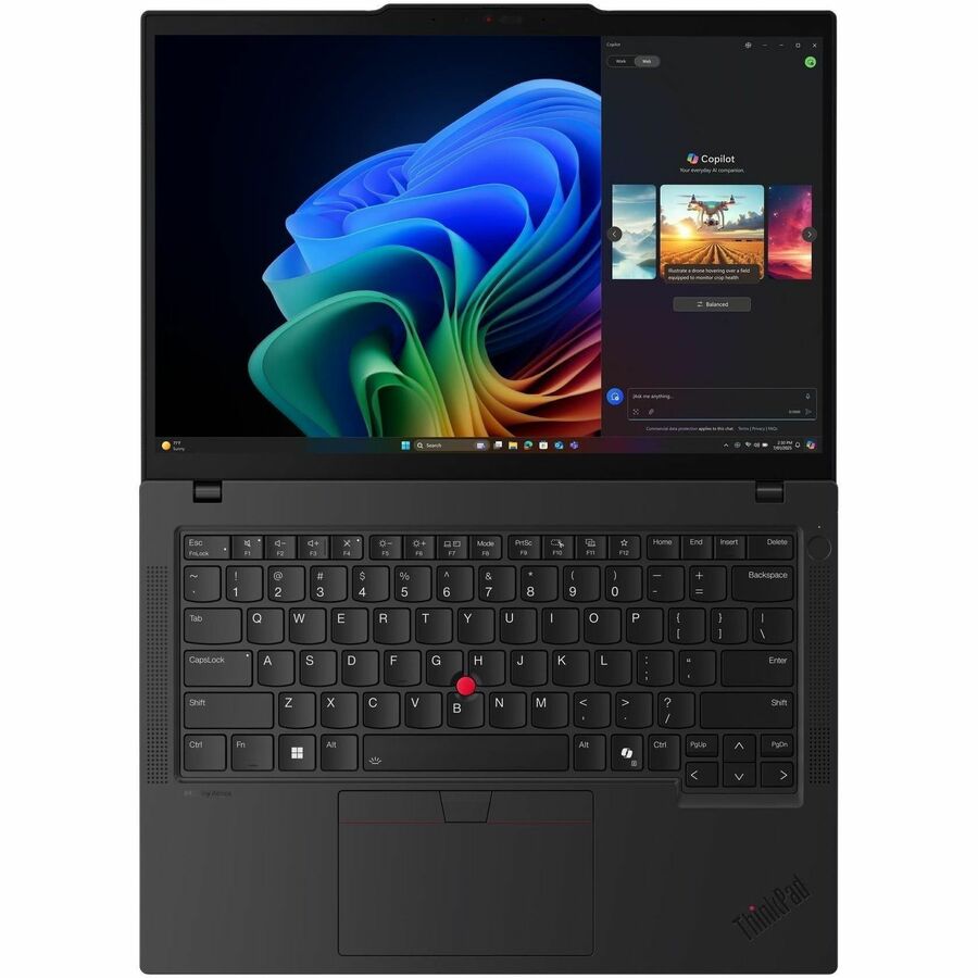 Alternate-Image10 Image for Lenovo ThinkPad T14 Gen 6 21QJ00CTUS 14" Touchscreen Copilot+ PC Notebook - WUXGA - 60 Hz - AMD Ryzen AI 7 PRO 350 - 32 GB - 512 GB SSD - English Keyboard - Black