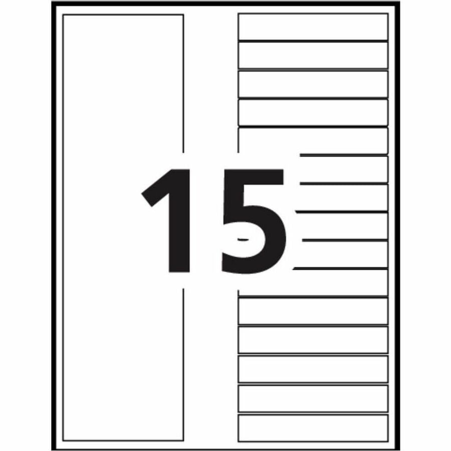 Avery Ready Index&reg; Table of Contents Dividers 15 Tabs, for Laser and Inkjet Printers - 11142