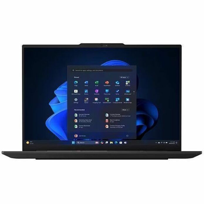 Front Image for Lenovo ThinkPad E16 Gen 3 21TF001RUS 16" Touchscreen Notebook - WUXGA - 60 Hz - Intel Core 5 210H - 16 GB - 512 GB SSD - English Keyboard - Black