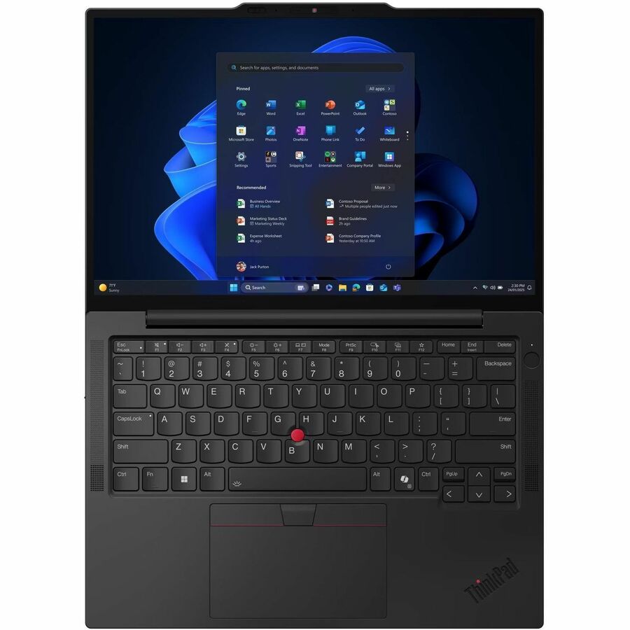 Alternate-Image5 Image for Lenovo ThinkPad X13 Gen 6 21RK0069US 13.3" Notebook - WUXGA - Intel Core Ultra 5 225U - 16 GB - 512 GB SSD - English Keyboard - Black