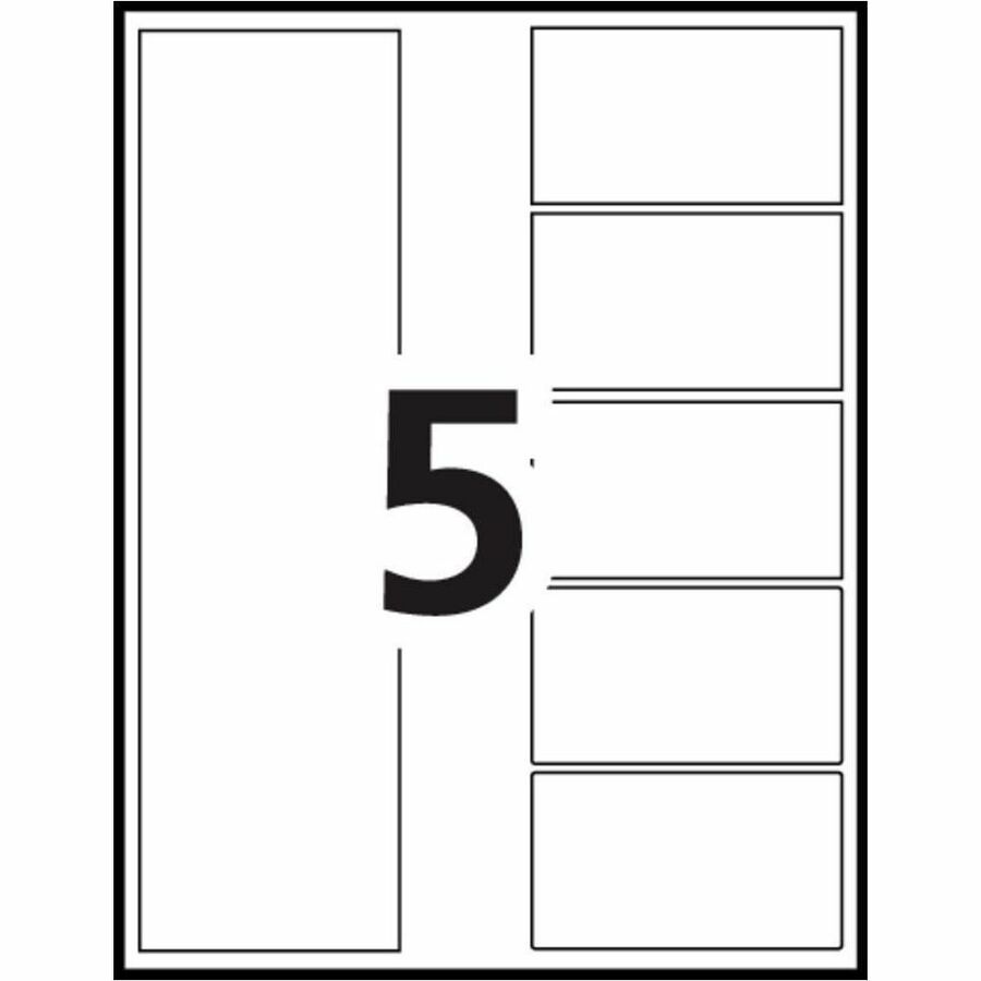 Avery Ready Index&reg; Table of Contents Dividers 5 Tabs, for Laser and Inkjet Printers - 11131