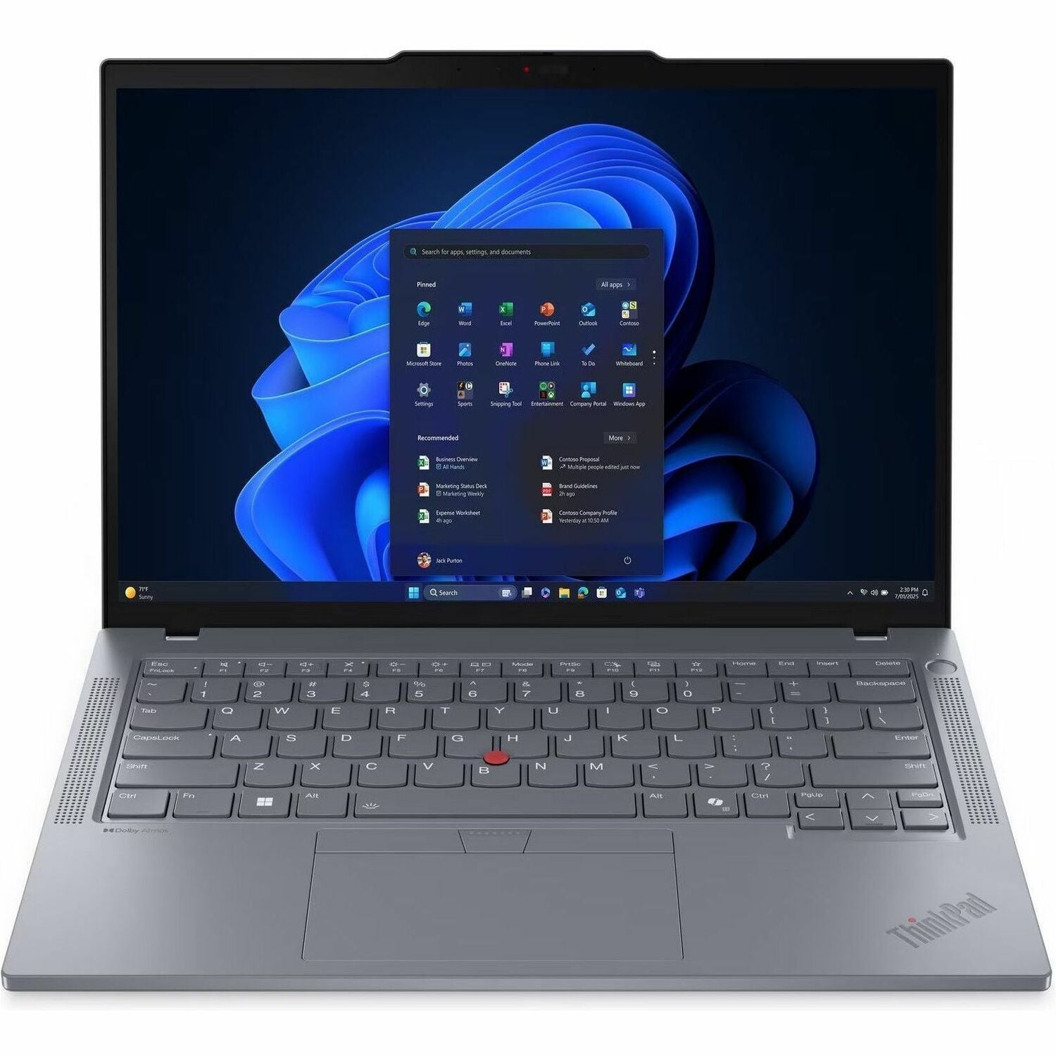 Main Image for Lenovo ThinkPad T14 Gen 6 21QC0021US 14" Notebook - WUXGA - Intel Core Ultra 7 255U - 16 GB - 512 GB SSD - English Keyboard - Gray