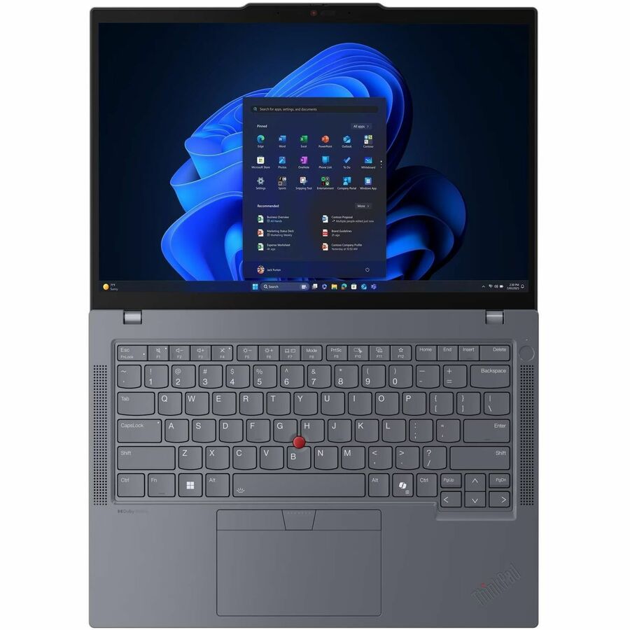 Alternate-Image5 Image for Lenovo ThinkPad T14 Gen 6 21QC001YUS 14" Touchscreen Notebook - WUXGA - 60 Hz - Intel Core Ultra 5 225U - 16 GB - 512 GB SSD - English Keyboard - Gray