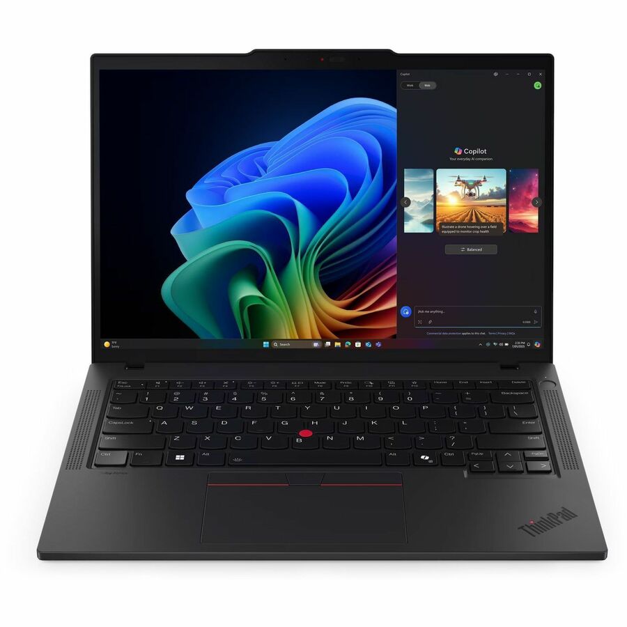Alternate-Image3 Image for Lenovo ThinkPad T14 Gen 6 21QG0006US 14" Copilot+ PC Notebook - WUXGA - Intel Core Ultra 5 228V - 32 GB - 512 GB SSD - English Keyboard - Black