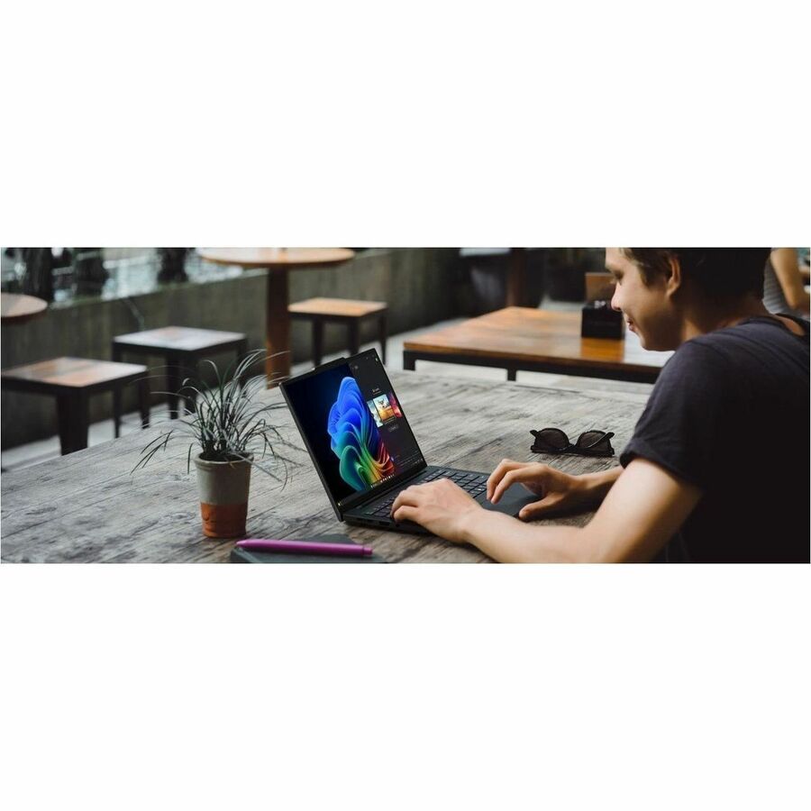 Life-Style Image for Lenovo ThinkPad T14 Gen 6 21QC006PUS 14" Touchscreen Notebook - WUXGA - Intel Core Ultra 5 235U - vPro Technology - 32 GB - 512 GB SSD - English Keyboard - Black