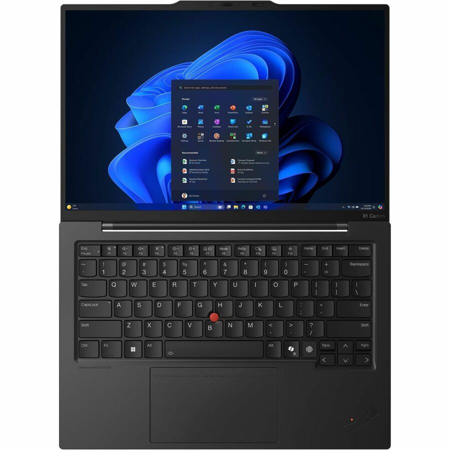 Alternate-Image5 Image for Lenovo ThinkPad X1 Carbon Gen 13 21NX00FRUS 14" Ultrabook - WUXGA - 60 Hz - Intel Core Ultra 5 225U - Intel Evo Platform - 16 GB - 512 GB SSD - English Keyboard - Black Paint