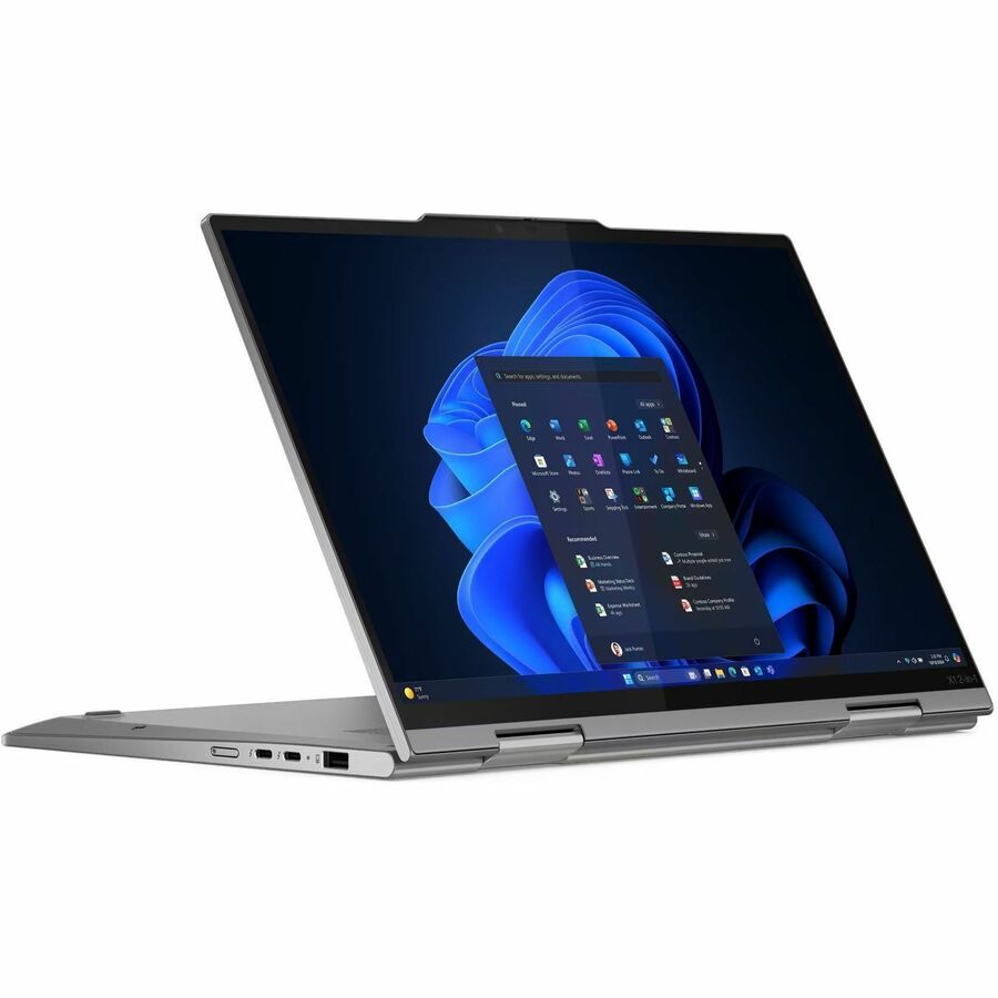 Alternate-Image5 Image for Lenovo ThinkPad X1 Gen 10 Aura Edition 21Q000D7US 14" Touchscreen Convertible 2 in 1 Notebook - 2.8K - 120 Hz - Intel Core Ultra 7 2nd Gen 265U - vPro Technology - Intel Evo Platform - 32 GB - 512 GB SSD - English Keyboard - Gray