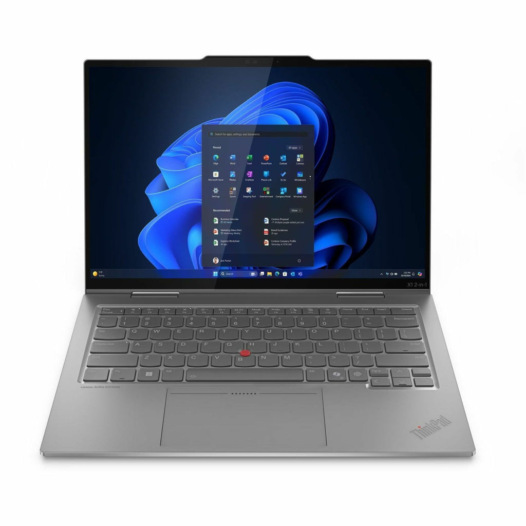 Main Image for Lenovo ThinkPad X1 Gen 10 Aura Edition 21Q000D7US 14" Touchscreen Convertible 2 in 1 Notebook - 2.8K - 120 Hz - Intel Core Ultra 7 2nd Gen 265U - vPro Technology - Intel Evo Platform - 32 GB - 512 GB SSD - English Keyboard - Gray