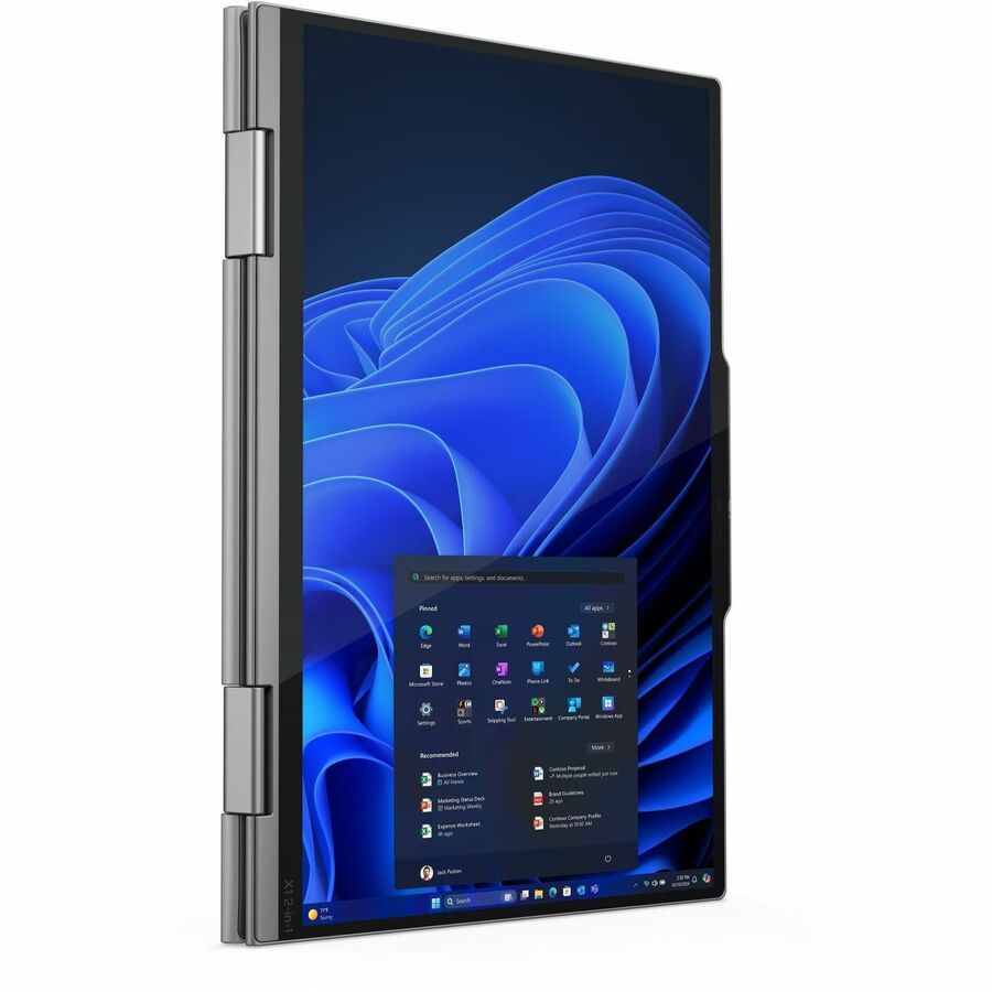 Alternate-Image9 Image for Lenovo ThinkPad X1 Gen 10 Aura Edition 21Q000D7US 14" Touchscreen Convertible 2 in 1 Notebook - 2.8K - 120 Hz - Intel Core Ultra 7 2nd Gen 265U - vPro Technology - Intel Evo Platform - 32 GB - 512 GB SSD - English Keyboard - Gray
