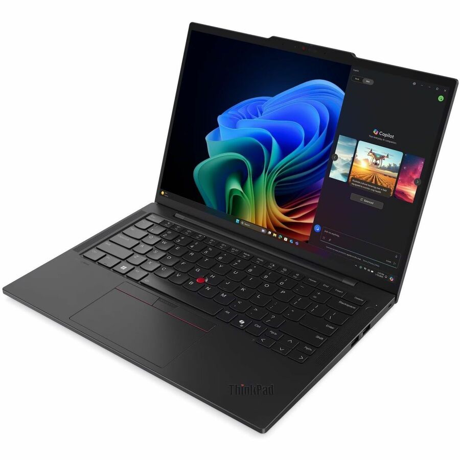 Alternate-Image2 Image for Lenovo ThinkPad T14s Gen 6 21R1002SUS 14" Notebook - WUXGA - 60 Hz - Intel Core Ultra 7 2nd Gen 255U - 16 GB - 512 GB SSD - English Keyboard - Black