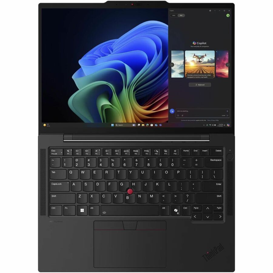 Alternate-Image6 Image for Lenovo ThinkPad T14s Gen 6 21TB000DUS 14" Copilot+ PC Notebook - WUXGA - 60 Hz - AMD Ryzen AI 7 PRO 350 - 16 GB - 512 GB SSD - English Keyboard - Black