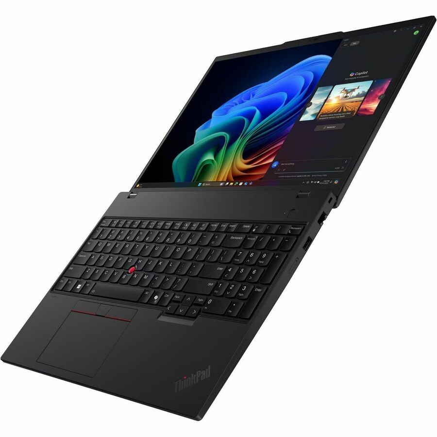 Alternate-Image5 Image for Lenovo ThinkPad T16 Gen 4 21QN005XUS 16" Copilot+ PC Notebook - WUXGA - AMD Ryzen AI 7 PRO 350 - 16 GB - 512 GB SSD - English Keyboard - Black