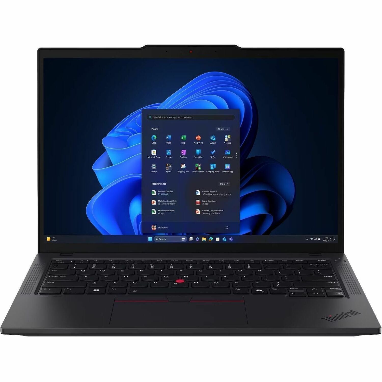 Main Image for Lenovo ThinkPad T14 Gen 6 21QC00AUUS 14" Touchscreen Notebook - WUXGA - 60 Hz - Intel Core Ultra 7 2nd Gen 265U - vPro Technology - 32 GB - 512 GB SSD - English Keyboard - Black