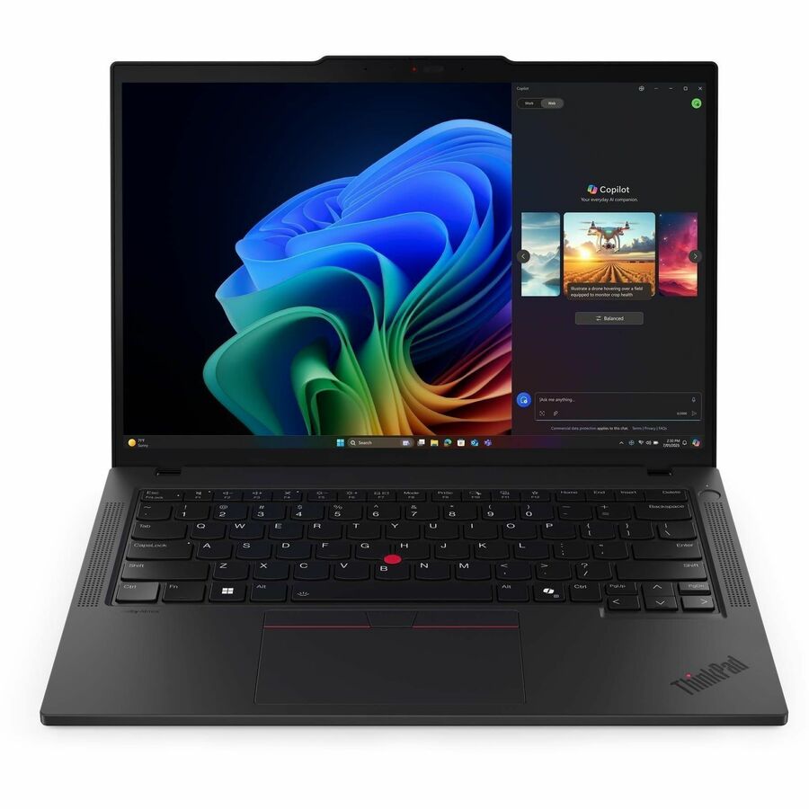 Alternate-Image10 Image for Lenovo ThinkPad T14 Gen 6 21QC00AUUS 14" Touchscreen Notebook - WUXGA - 60 Hz - Intel Core Ultra 7 2nd Gen 265U - vPro Technology - 32 GB - 512 GB SSD - English Keyboard - Black