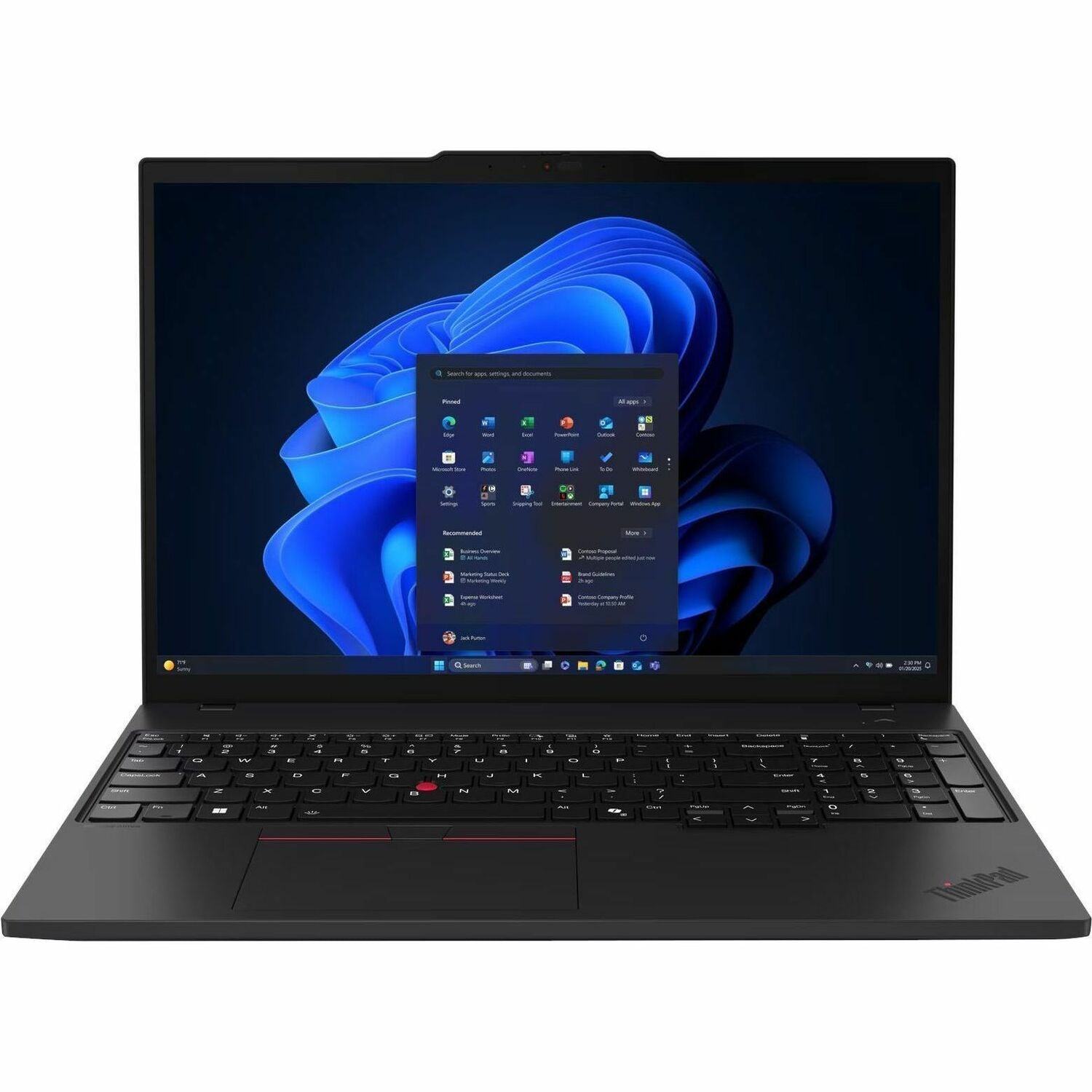 Main Image for Lenovo ThinkPad T16 Gen 4 21QE007TUS 16" Touchscreen Notebook - WUXGA - Intel Core Ultra 7 265U - vPro Technology - 32 GB - 1 TB SSD - English Keyboard - Black