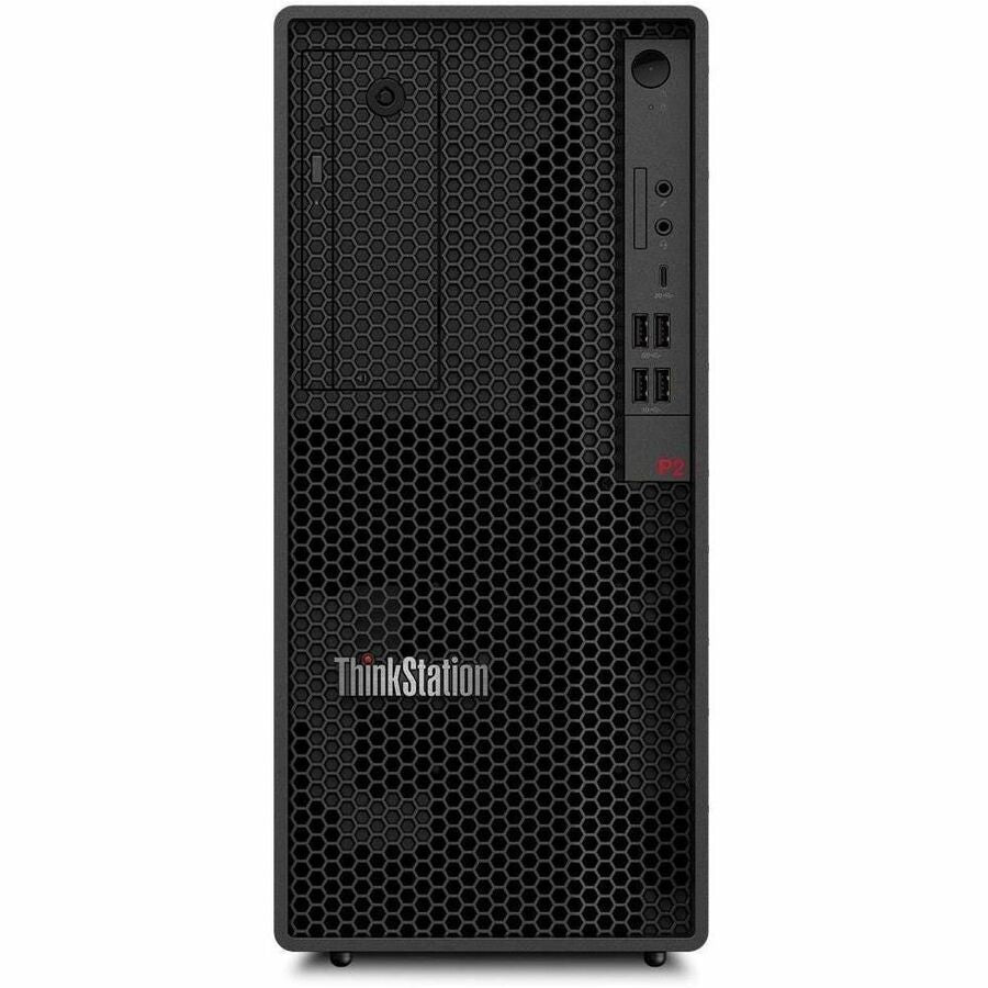 Front Image for Lenovo ThinkStation P2 Gen 2 30JQ005FUS Workstation - 1 x Intel Core Ultra 7 265 - 32 GB - 1 TB SSD - Tower