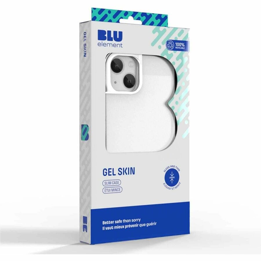 Blu Element BEGSCL161 Gel Skin Case iPhone 16 Clear - BEGSCL161