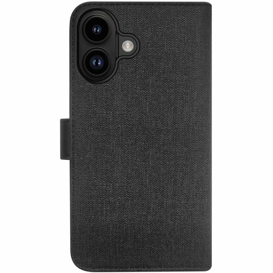 Blu Element Carrying Case (Folio) Apple iPhone 16 Smartphone - Black - BEF2N116B1