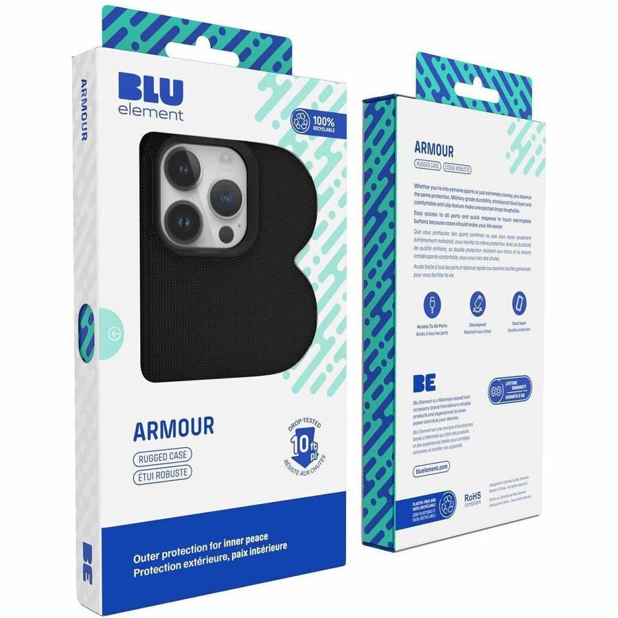 Blu Element BEARRGA16BL Armour Rugged Case Galaxy A16 5G Black - BEARRGA16BL