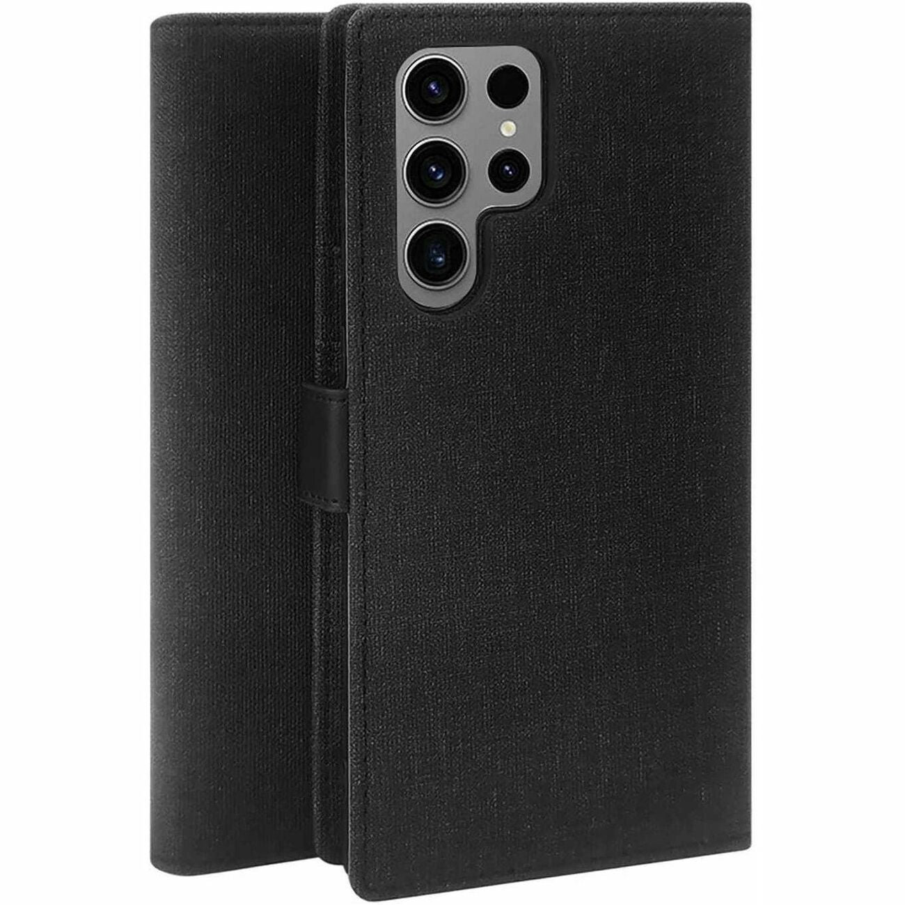 Blu Element Carrying Case (Folio) Samsung Galaxy S25 Ultra Smartphone - Black