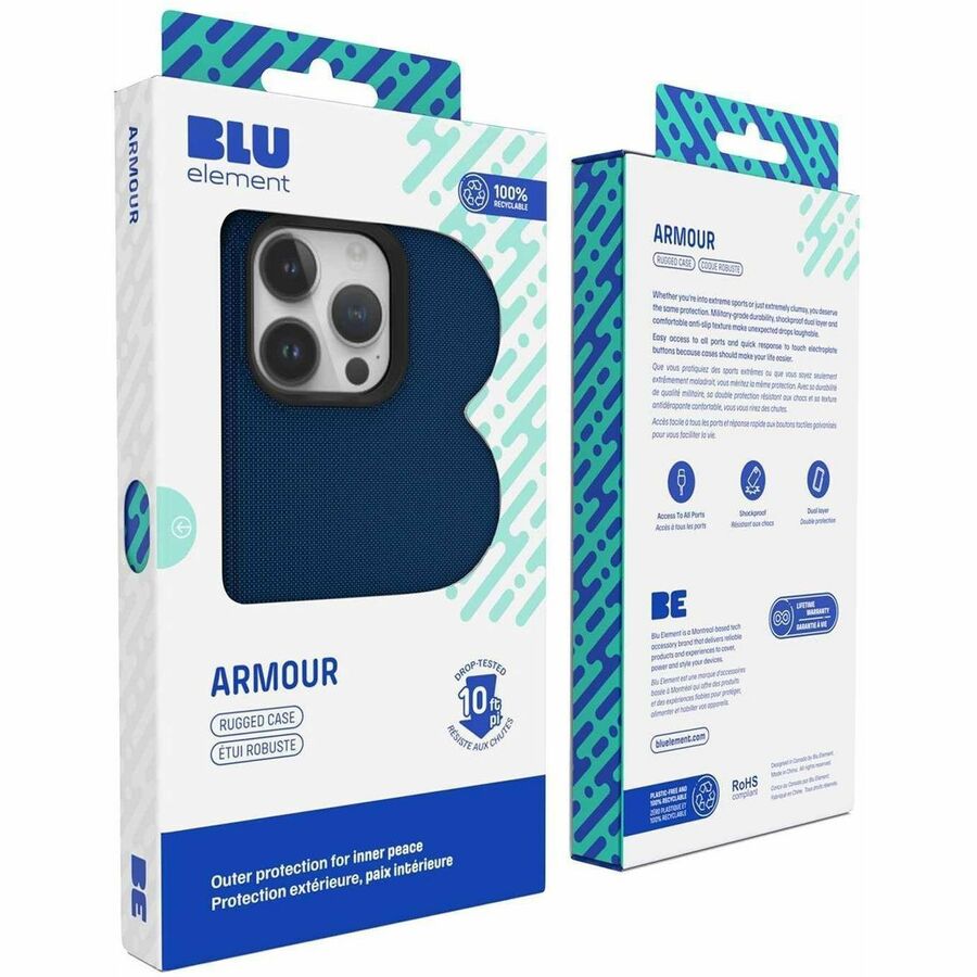 Blu Element BEAR24B1 Armour Rugged Case Galaxy S25/S24 Black - BEAR24B1
