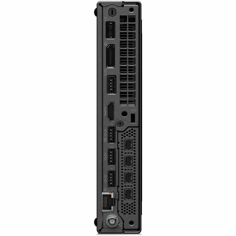 Rear Image for Lenovo ThinkStation P3 Gen 2 30K5004MUS Workstation - 1 x Intel Core Ultra 7 265 - 16 GB - 512 GB SSD - Tiny - Black