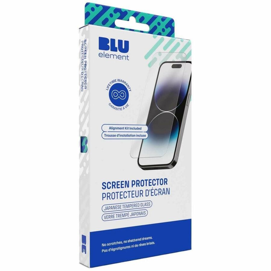 Blu Element Tempered Glass Screen Protector with Installation Kit iPhone 16/15 - BETGIKIP16