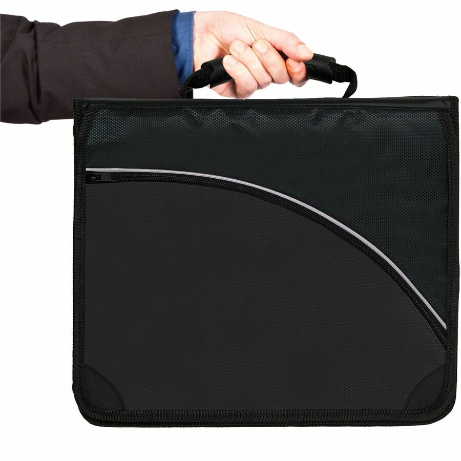 Avery Black Zipper Binder 2" , Round Ring - 26051