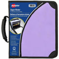 Avery Purple Zipper Binder 2" , Round Ring