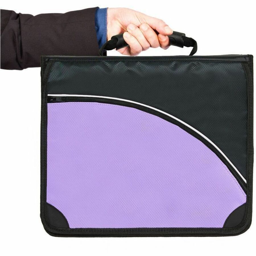 Avery Purple Zipper Binder 2" , Round Ring - 26050