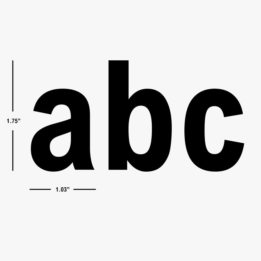 Avery Pre-Cut Vinyl Letters, Numbers and Symbols - 45950