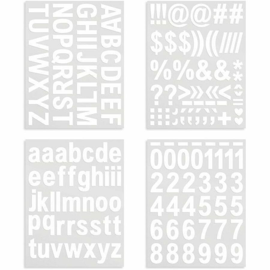 Avery Pre-Cut Vinyl Letters, Numbers and Symbols - 45955