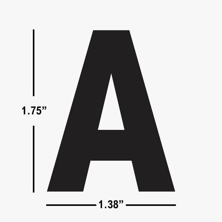 Avery Pre-Cut Vinyl Uppercase Letters - 45956