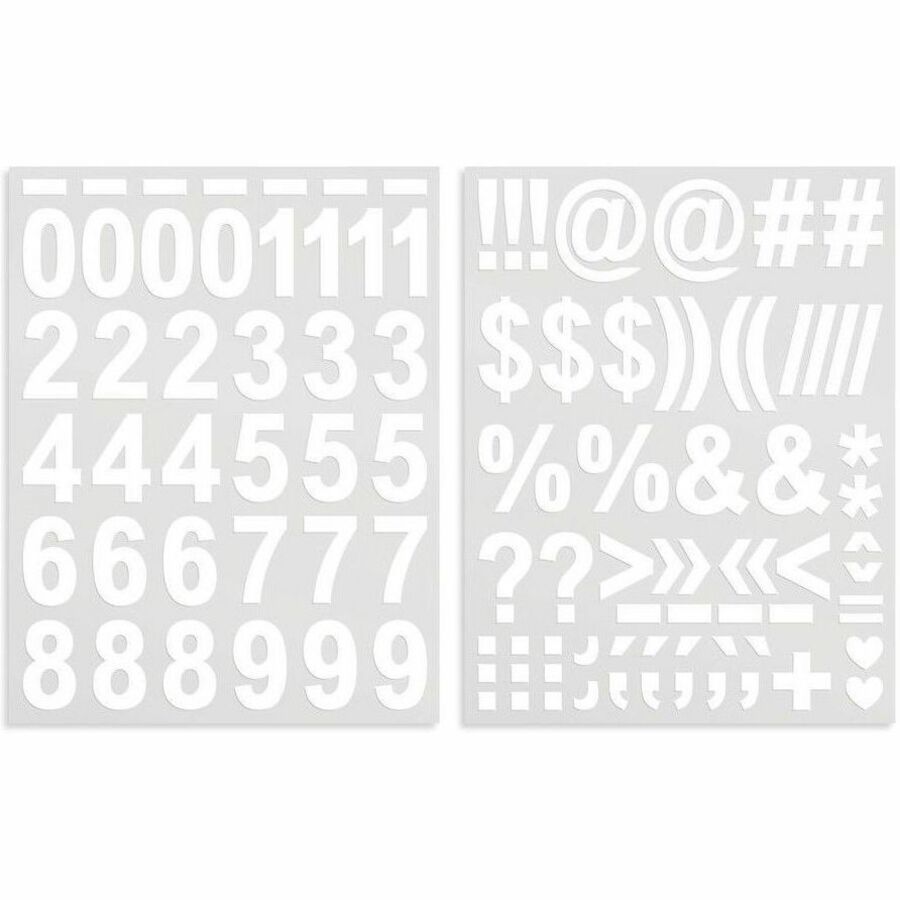 Avery Pre-Cut Vinyl Numbers and Symbols - 45958