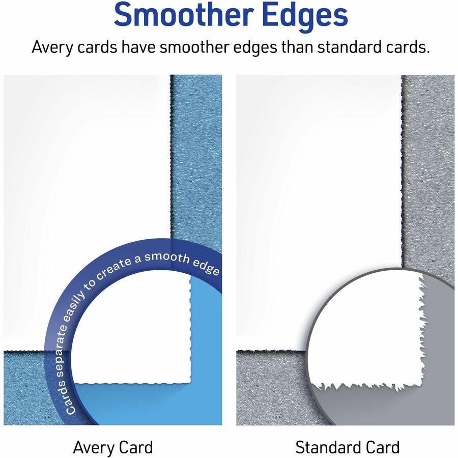 Avery&reg; Large Tent Cardsfor Laser and Inkjet Printers, 3-1/2" x 11" - 5309