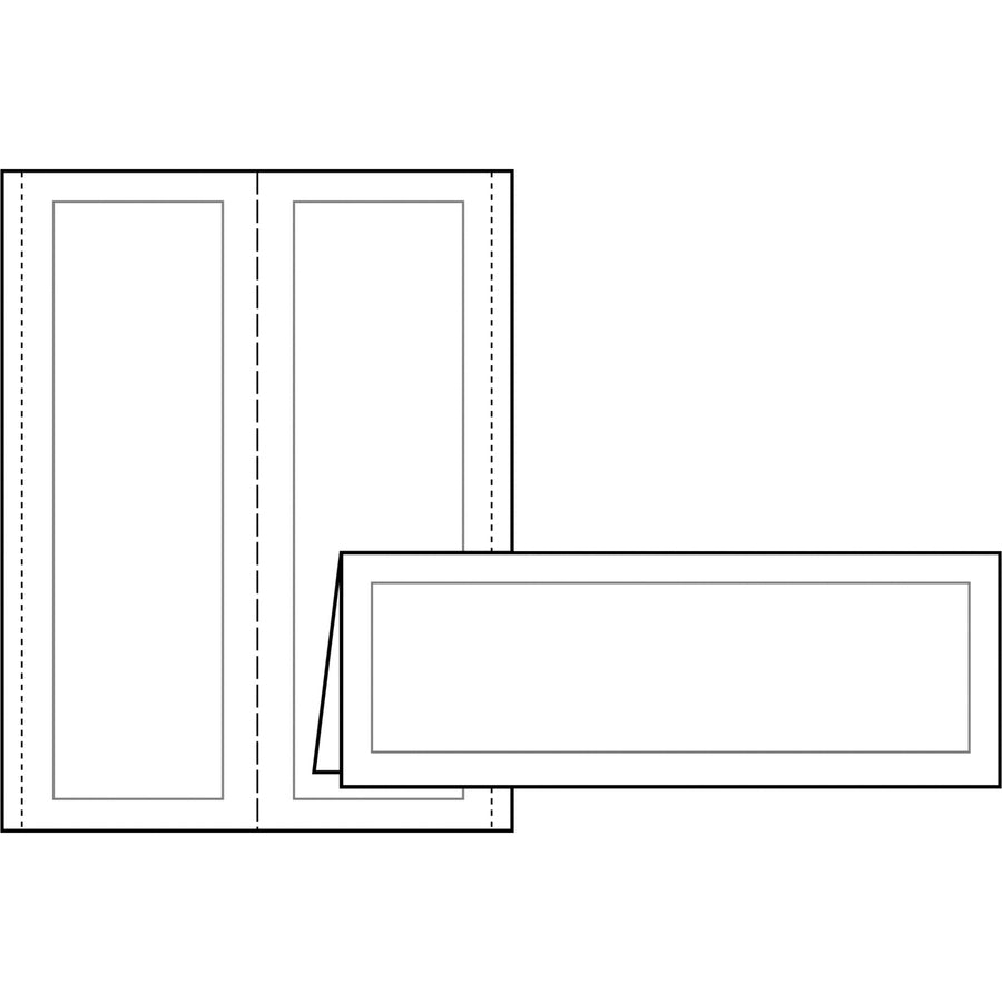 Avery&reg; Large Tent Cardsfor Laser and Inkjet Printers, 3-1/2" x 11" - 5309