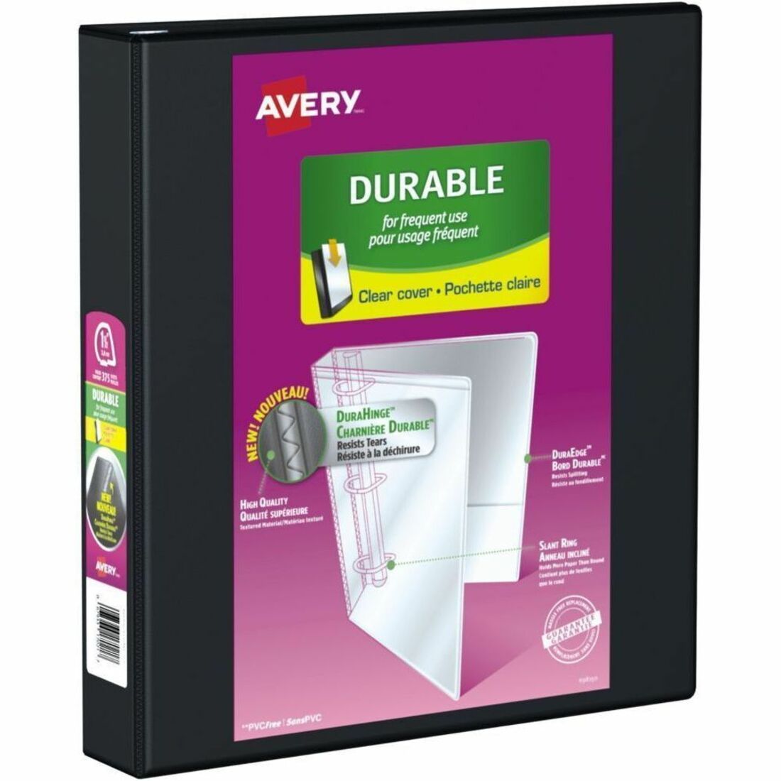 Avery Durable View Binder 1-1/2" , Slant D Rings
