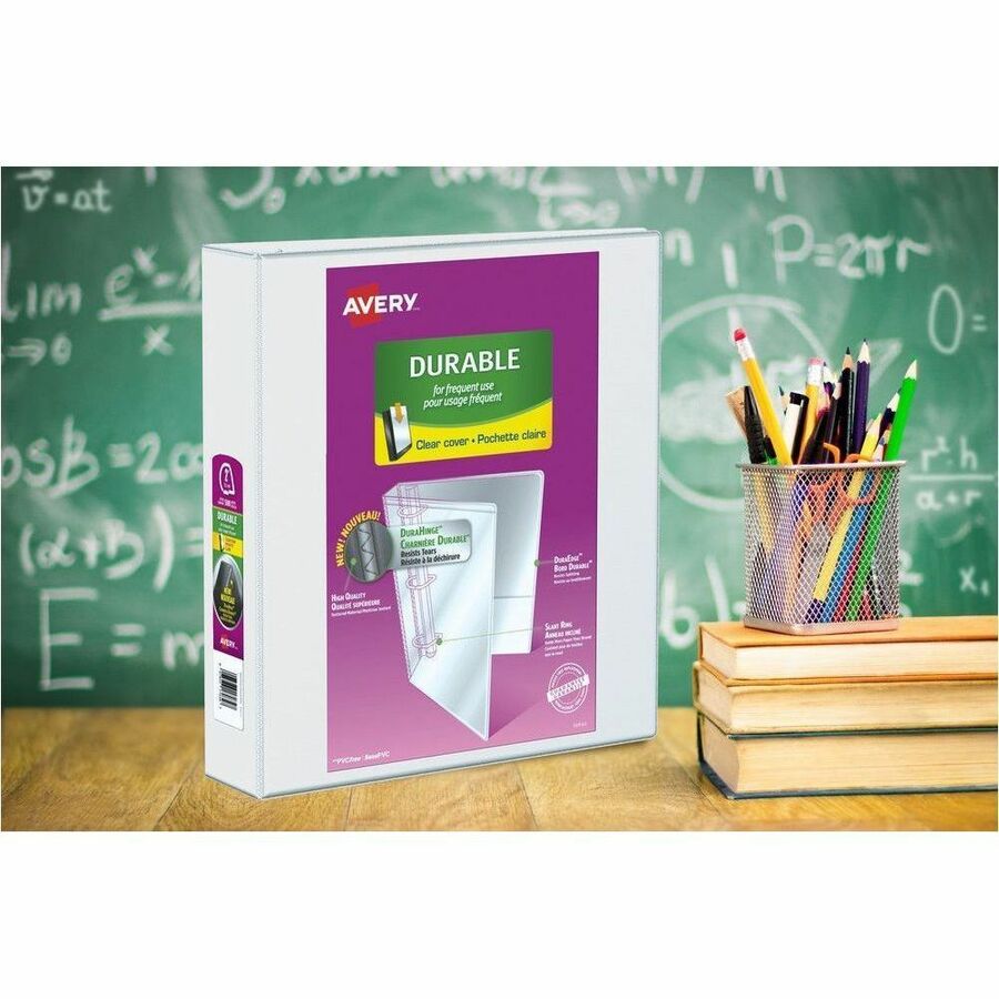 Avery Durable View Binder 2" , Slant D Rings - 17032