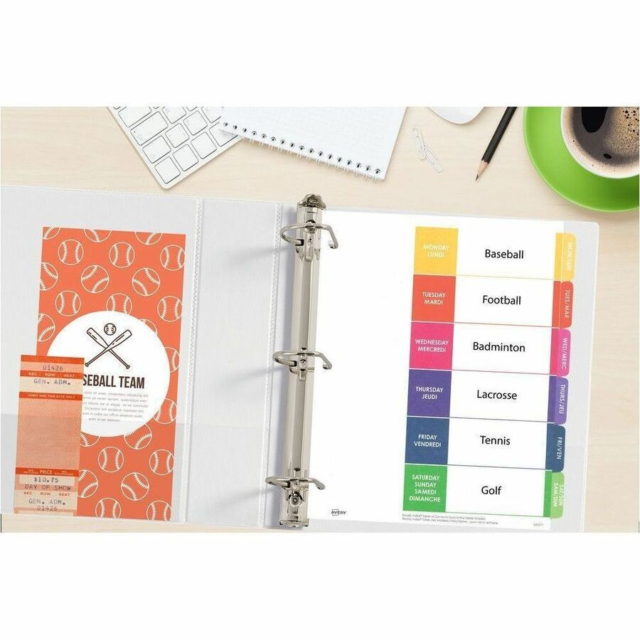Avery Durable View Binder 2" , Slant D Rings - 17032