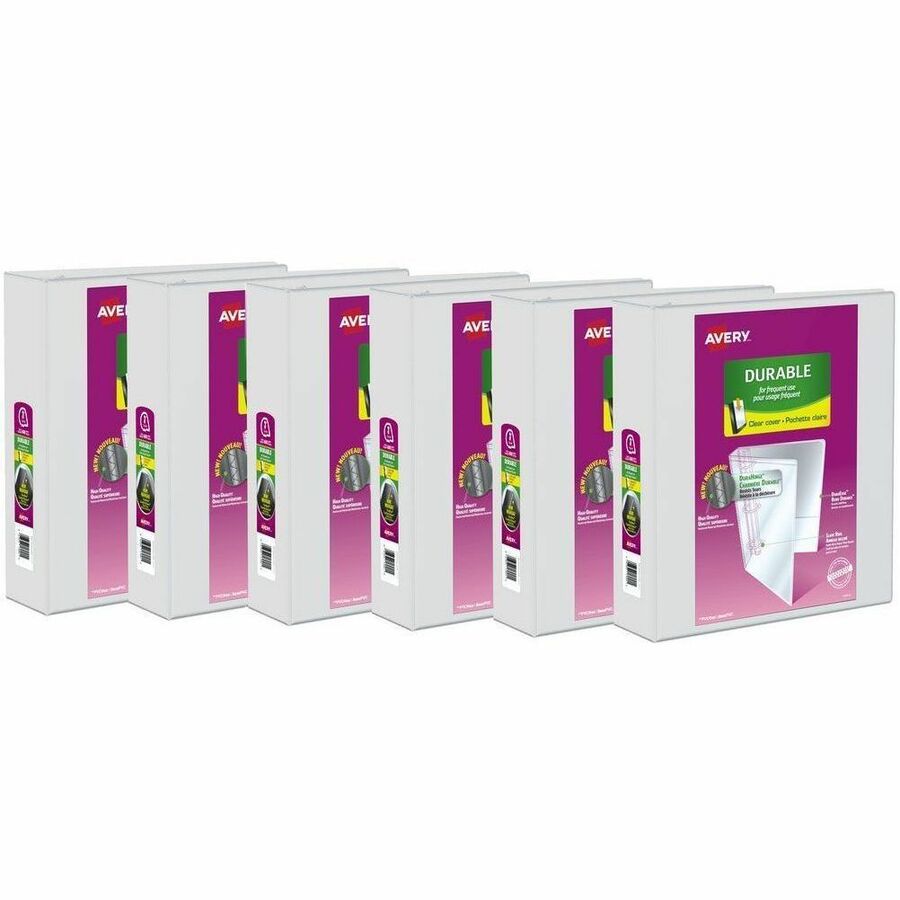 Avery Durable View Binder 3" , Slant D Rings - 17042