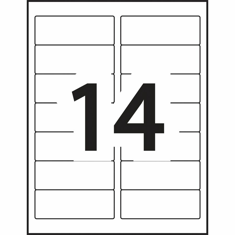 Avery PRES-a-ply™ Address Labels for Laser, Inkjet and Copier Printers, 1-1/3" x 4" - 30602